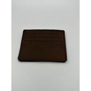 Oaxaca Handmade Brown Leather Slim Card Holder Wallet